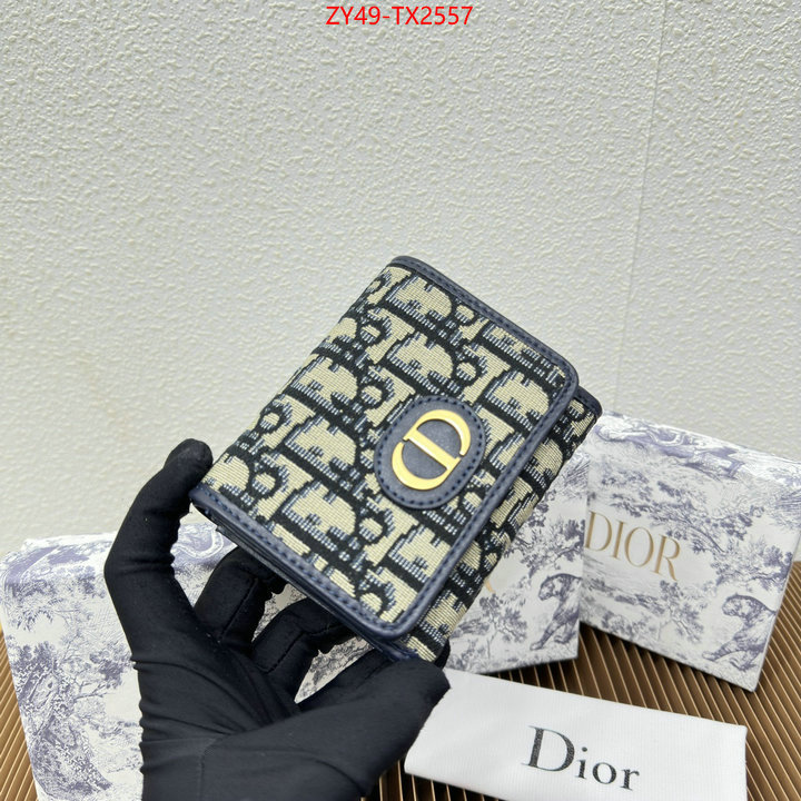 Dior Bags(4A)-Wallet- cheap replica ID: TX2557 $: 49USD,