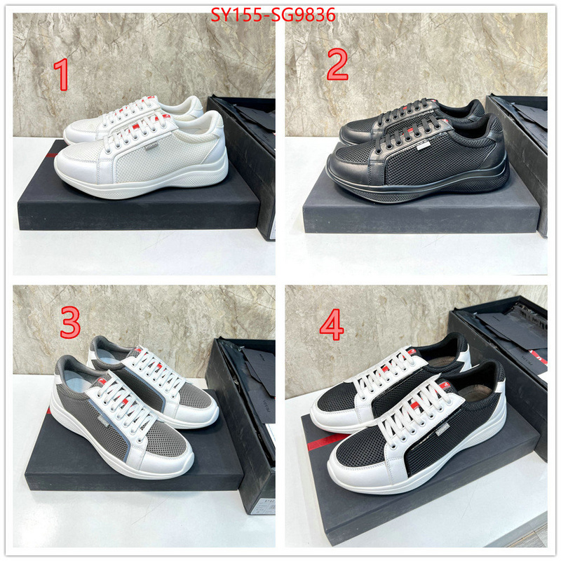 Men shoes-Prada 1:1 replica wholesale ID: SG9836 $: 155USD