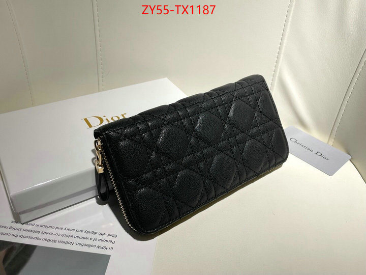 Dior Bags(4A)-Wallet- fake high quality ID: TX1187 $: 55USD,