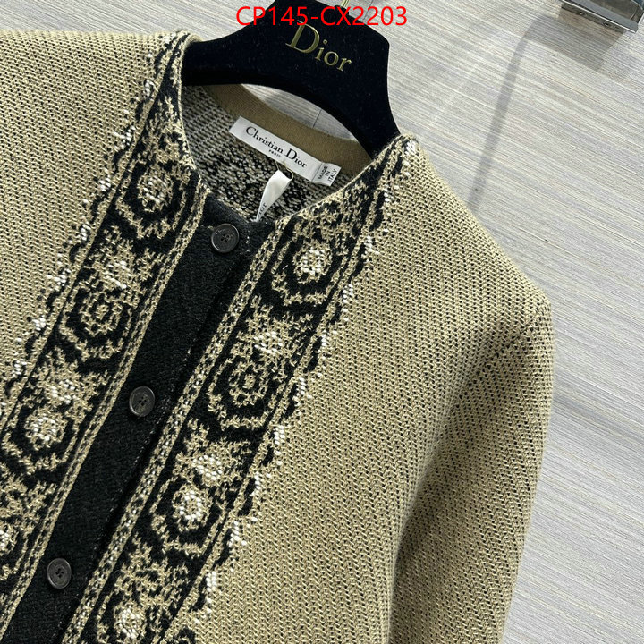 Clothing-Dior best capucines replica ID: CX2203 $: 145USD