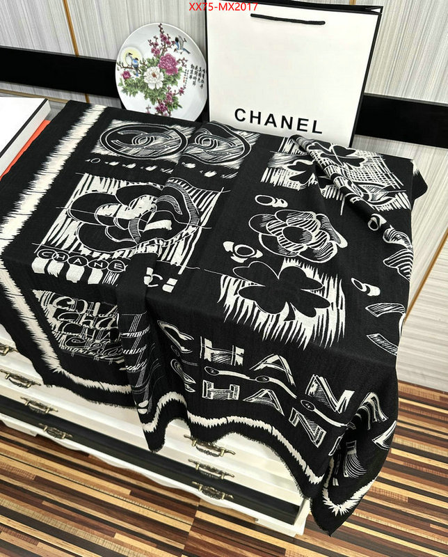 Scarf-Chanel luxury cheap ID: MX2017 $: 75USD