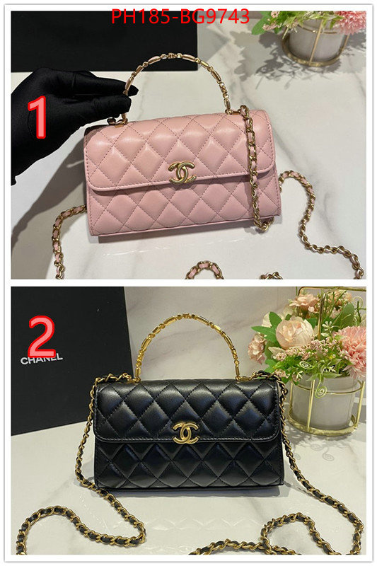 Chanel Bags(TOP)-Diagonal- top perfect fake ID: BG9743 $: 185USD,