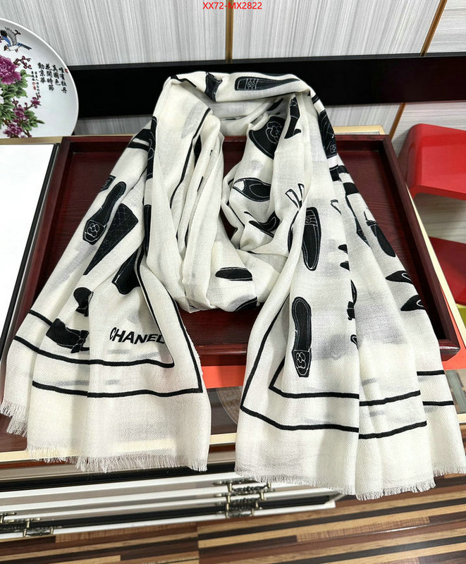 Scarf-Chanel what is top quality replica ID: MX2822 $: 72USD
