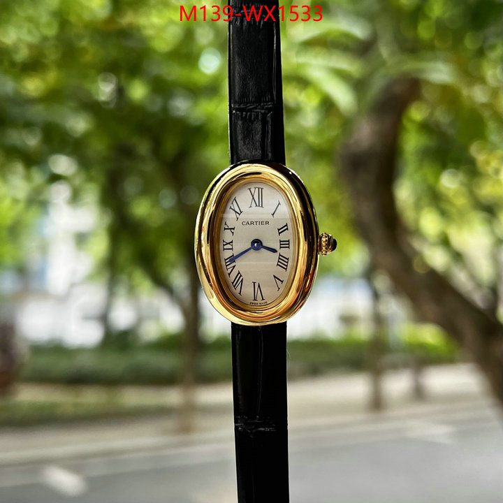 Watch(4A)-Cartier highest quality replica ID: WX1533 $: 139USD