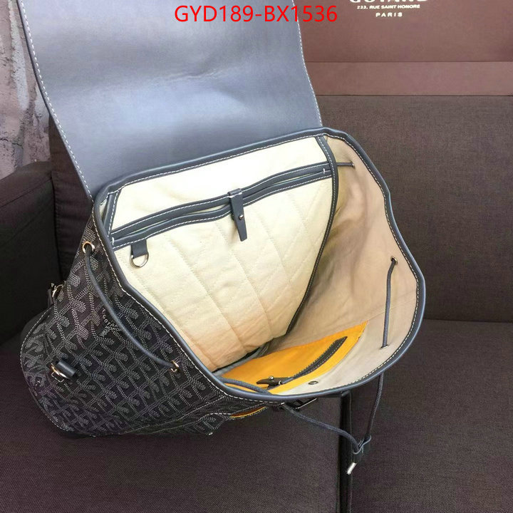 Goyard Bags(4A)-Backpack- where can you buy replica ID: BX1536 $: 189USD,