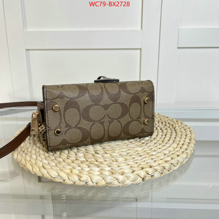 Coach Bags(4A)-Diagonal fake cheap best online ID: BX2728 $: 79USD,