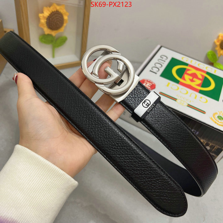 Belts-Gucci shop cheap high quality 1:1 replica ID: PX2123 $: 69USD