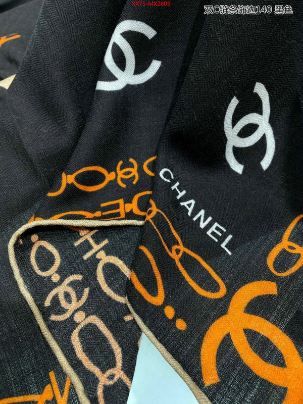 Scarf-Chanel where quality designer replica ID: MX2809 $: 75USD