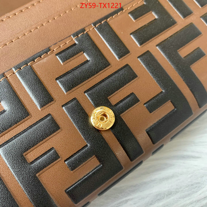 Fendi Bags(4A)-Wallet- 1:1 replica wholesale ID: TX1221 $: 59USD,