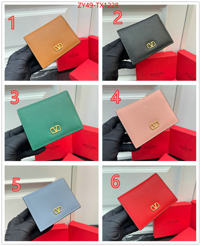 Valentino Bags(4A)-Wallet best luxury replica ID: TX1228 $: 49USD,