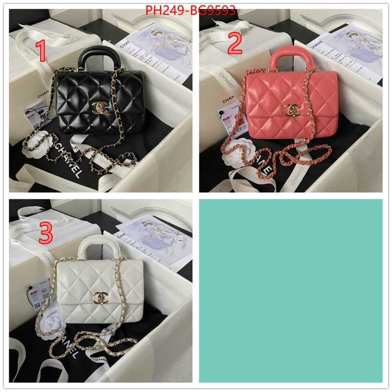 Chanel Bags(TOP)-Diagonal- aaaaa class replica ID: BG9593 $: 249USD