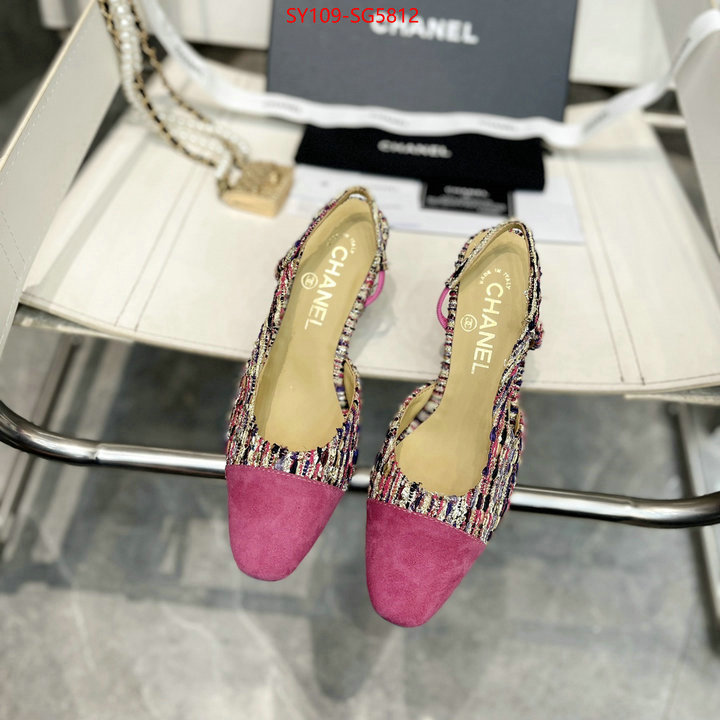 Women Shoes-Chanel fake designer ID: SG5812 $: 109USD