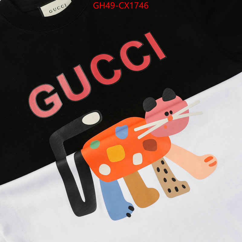 Clothing-Gucci where should i buy to receive ID: CX1746 $: 49USD