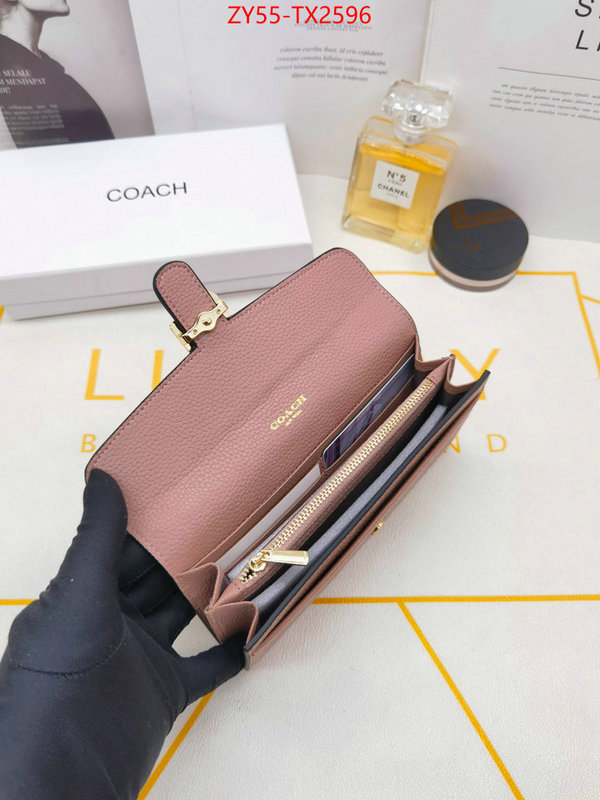 Coach Bags(4A)-Wallet where to buy high quality ID: TX2596 $: 55USD,