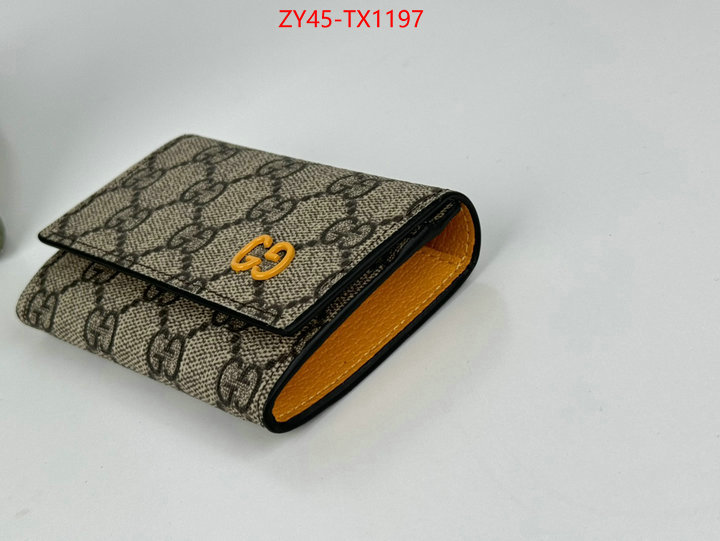 Gucci Bags(4A)-Wallet- perfect ID: TX1197 $: 45USD,