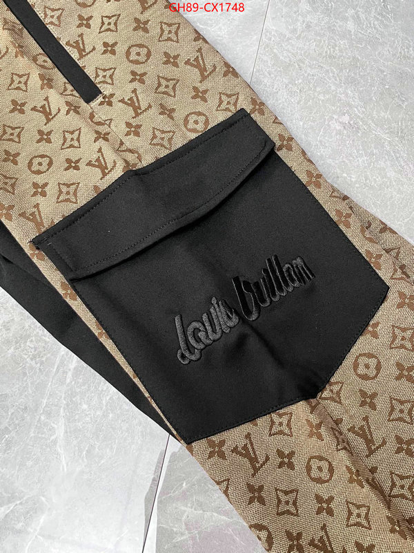 Clothing-LV top quality fake ID: CX1748 $: 89USD