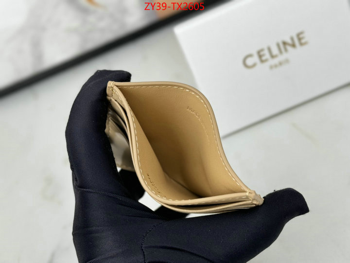 CELINE Bags(4A)-Wallet high quality happy copy ID: TX2605 $: 39USD,