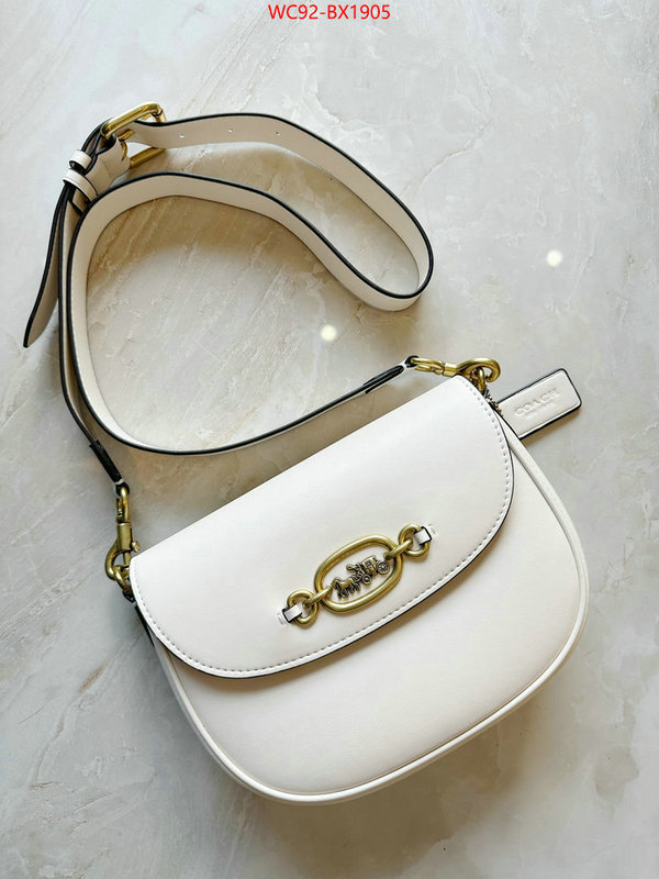 Coach Bags(4A)-Diagonal wholesale imitation designer replicas ID: BX1905 $: 92USD,