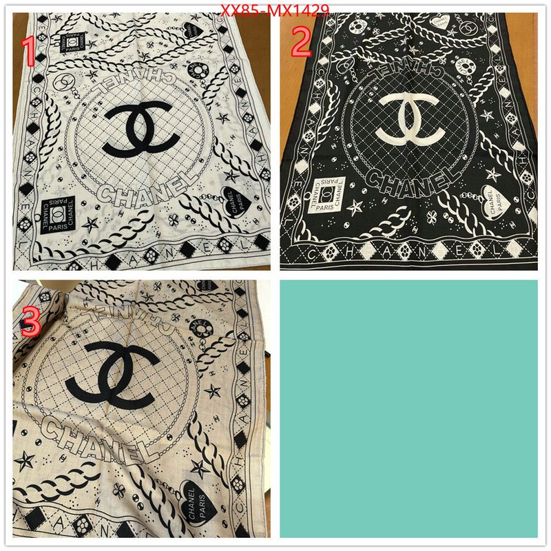 Scarf-Chanel wholesale sale ID: MX1429 $: 85USD