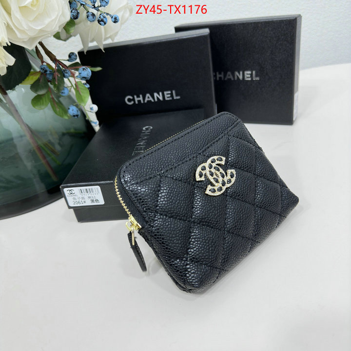 Chanel Bags(4A)-Wallet- for sale cheap now ID: TX1176 $: 45USD,