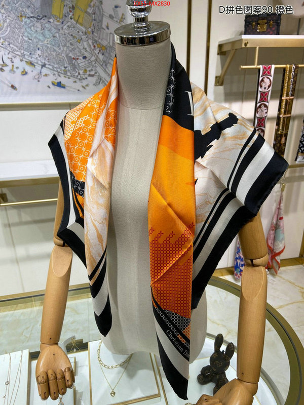 Scarf-Dior designer fashion replica ID: MX2830 $: 55USD