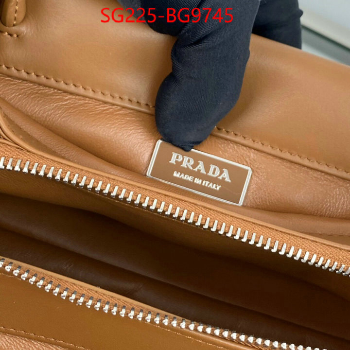 Prada Bags (TOP)-Handbag- replica aaaaa+ designer ID: BG9745 $: 225USD,