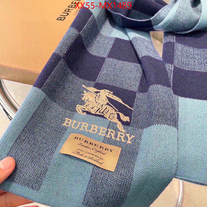 Scarf-Burberry fashion designer ID: MX1489 $: 55USD