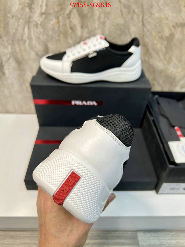 Men shoes-Prada 1:1 replica wholesale ID: SG9836 $: 155USD