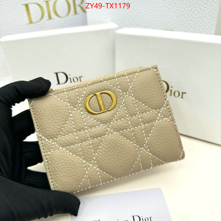 Dior Bags(4A)-Wallet- can i buy replica ID: TX1179 $: 49USD,