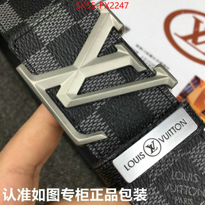 Belts-LV 2023 replica wholesale cheap sales online ID: PX2247 $: 55USD