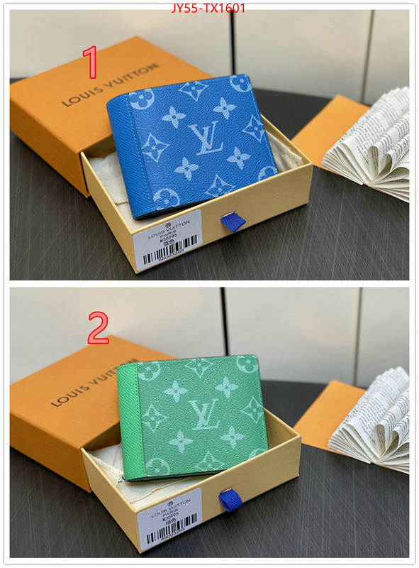 LV Bags(TOP)-Wallet is it illegal to buy ID: TX1601 $: 55USD