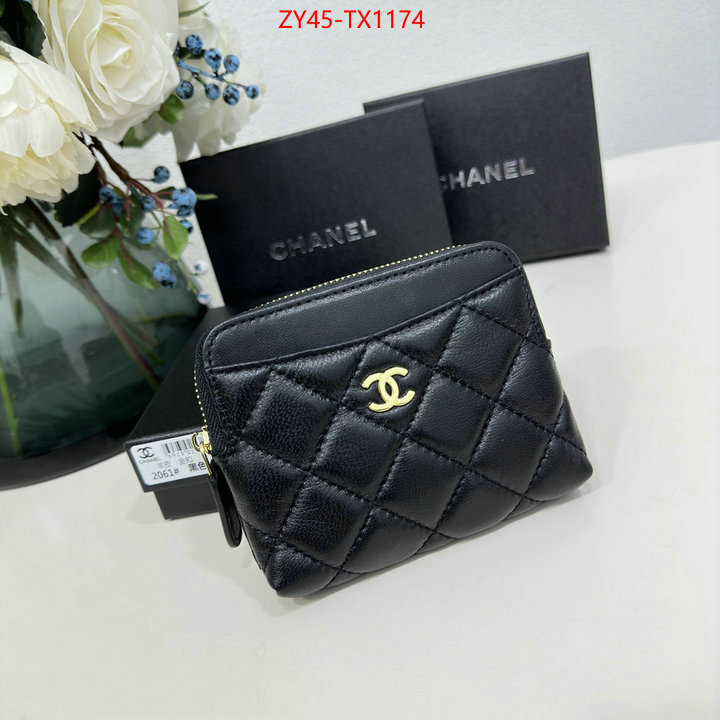 Chanel Bags(4A)-Wallet- what is a 1:1 replica ID: TX1174 $: 45USD,