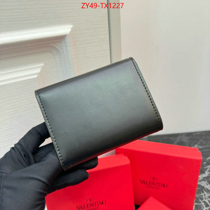 Valentino Bags(4A)-Wallet replica 2023 perfect luxury ID: TX1227 $: 49USD,