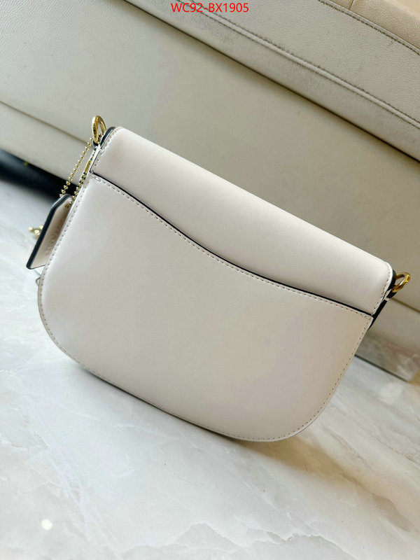 Coach Bags(4A)-Diagonal wholesale imitation designer replicas ID: BX1905 $: 92USD,