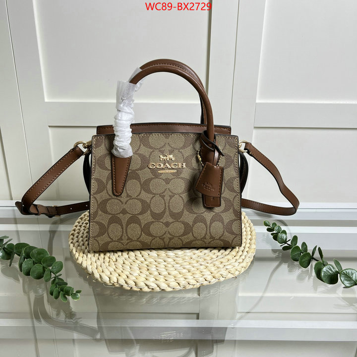 Coach Bags(4A)-Diagonal website to buy replica ID: BX2729 $: 89USD,