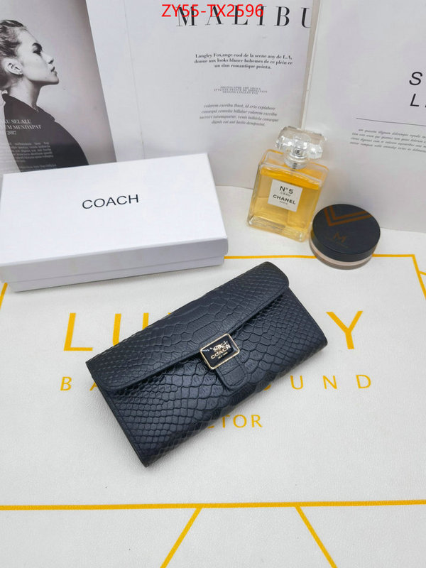 Coach Bags(4A)-Wallet where to buy high quality ID: TX2596 $: 55USD,