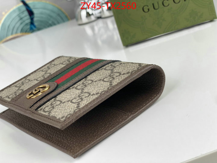 Gucci Bags(4A)-Wallet- top quality designer replica ID: TX2560 $: 45USD,