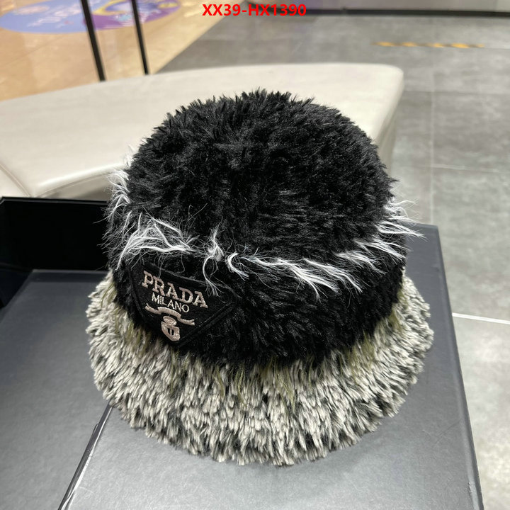Cap (Hat)-Prada luxury fashion replica designers ID: HX1390 $: 39USD