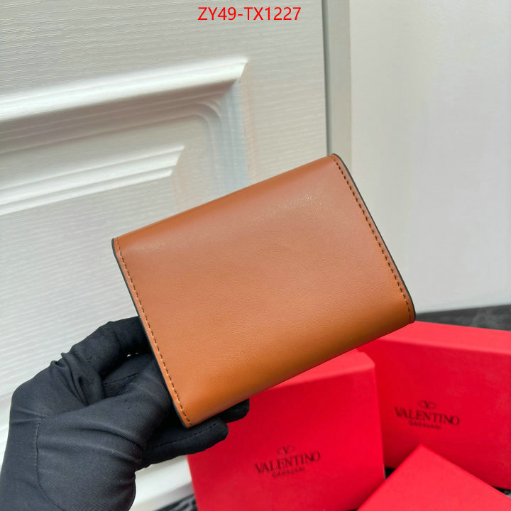 Valentino Bags(4A)-Wallet replica 2023 perfect luxury ID: TX1227 $: 49USD,