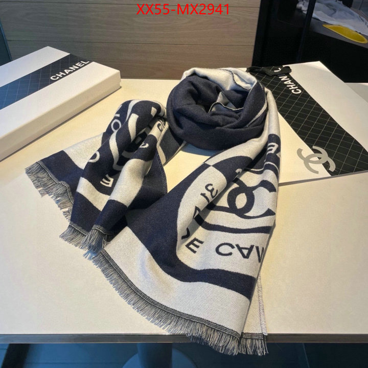 Scarf-Chanel where to buy high quality ID: MX2941 $: 55USD