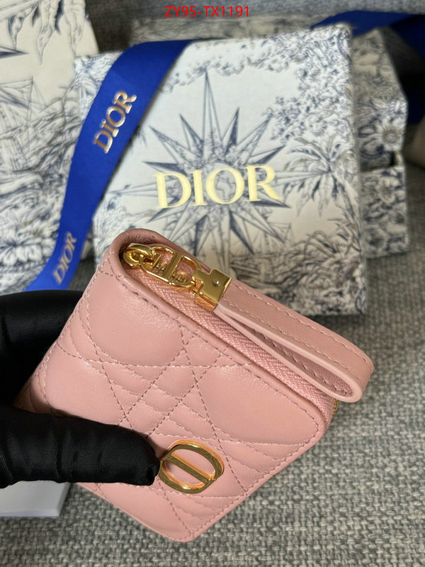 Dior Bags(4A)-Wallet- where should i buy to receive ID: TX1191 $: 95USD,