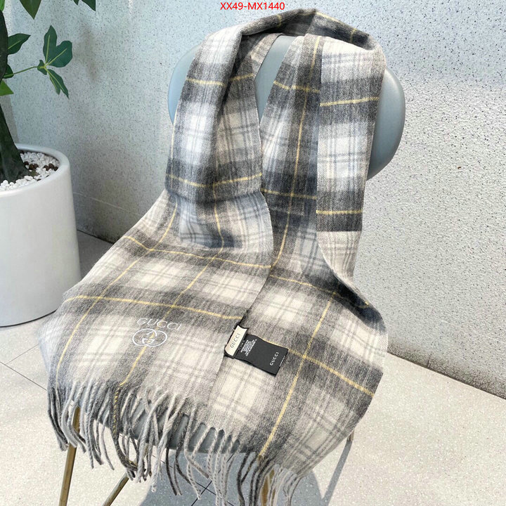 Scarf-Gucci outlet sale store ID: MX1440 $: 49USD