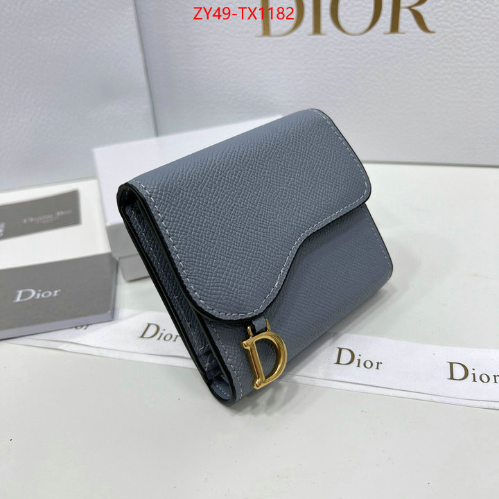 Dior Bags(4A)-Wallet- high quality 1:1 replica ID: TX1182 $: 49USD,