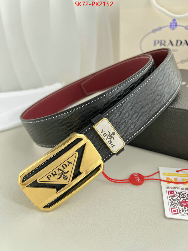 Belts-Prada aaaaa customize ID: PX2152 $: 72USD