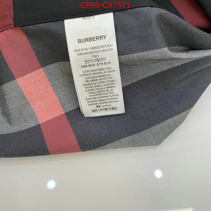 Clothing-Burberry replicas ID: CX1511 $: 89USD