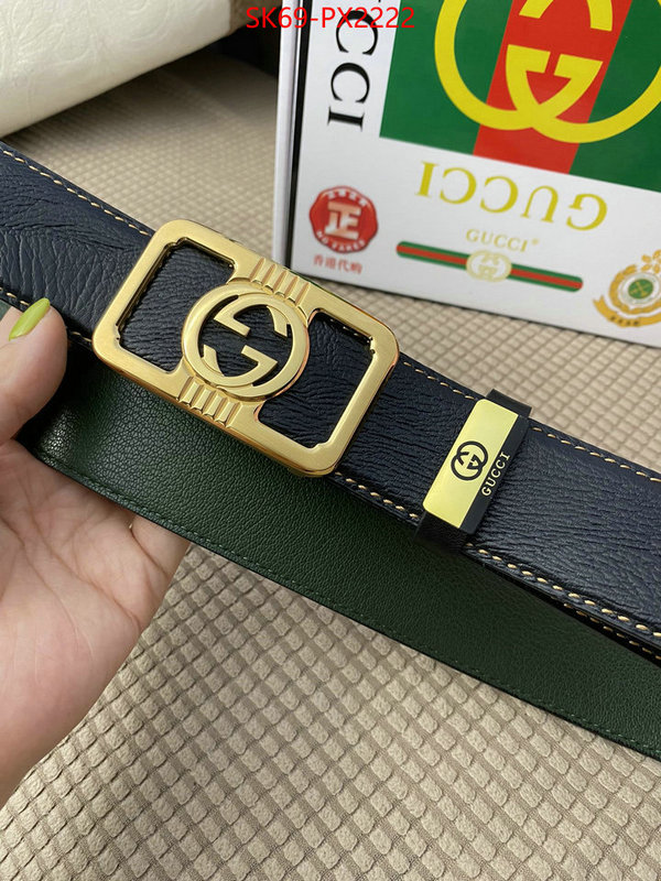 Belts-Gucci wholesale designer shop ID: PX2222 $: 69USD