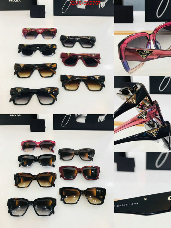 Glasses-Prada what 1:1 replica ID: GX2767 $: 49USD