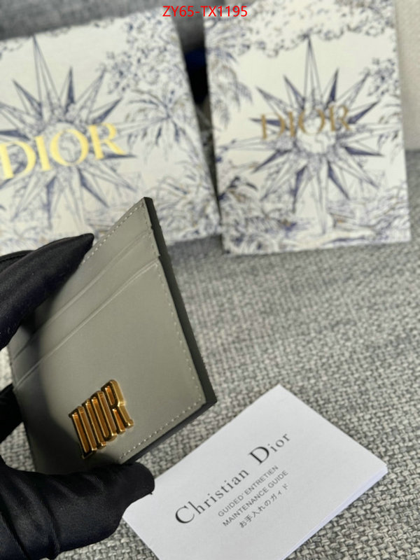 Dior Bags(4A)-Wallet- aaaaa customize ID: TX1195 $: 65USD,