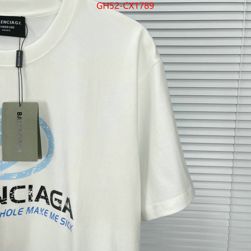 Clothing-Balenciaga designer 7 star replica ID: CX1789 $: 52USD