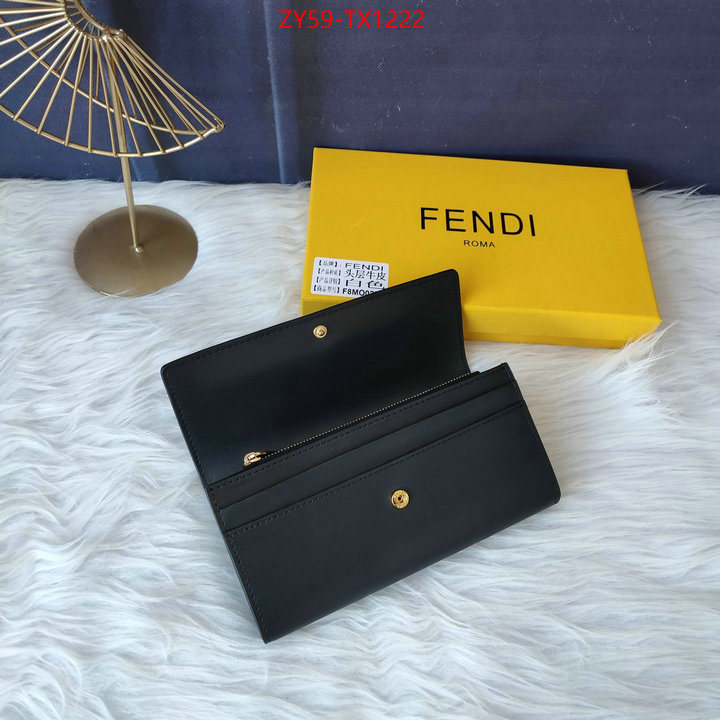 Fendi Bags(4A)-Wallet- online sales ID: TX1222 $: 59USD,